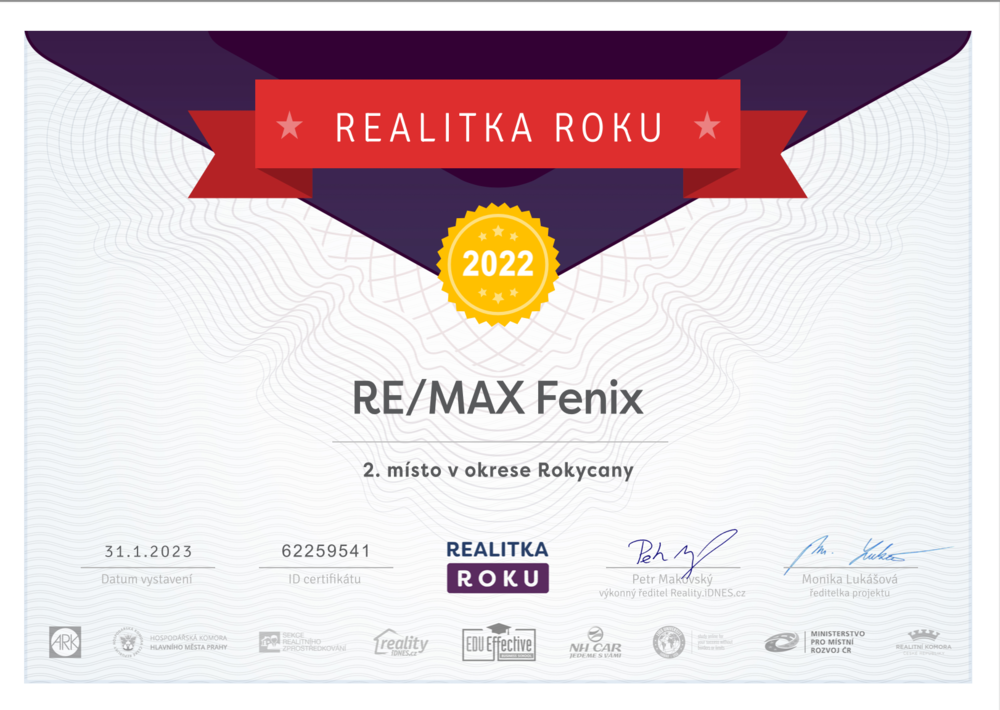 Realitní kancelář RE/MAX Fenix -, Rokycany