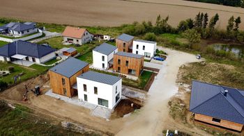 Developerský projekt Oldřichov u Písku - výstavba 6ti rodinných domů v Oldřichově, obec Dobev