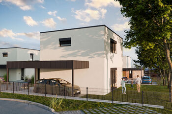 Developerský projekt Hůry u Českých Budějovic - 7 rodinných domů na klíč, s 2 park. stáními, dokončeným interiérem, exteriérem a mnoho dalšího...