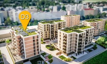 Zahrady Mělník - moderní prostorné slunné byty s balkóny a parkováním v ceně.