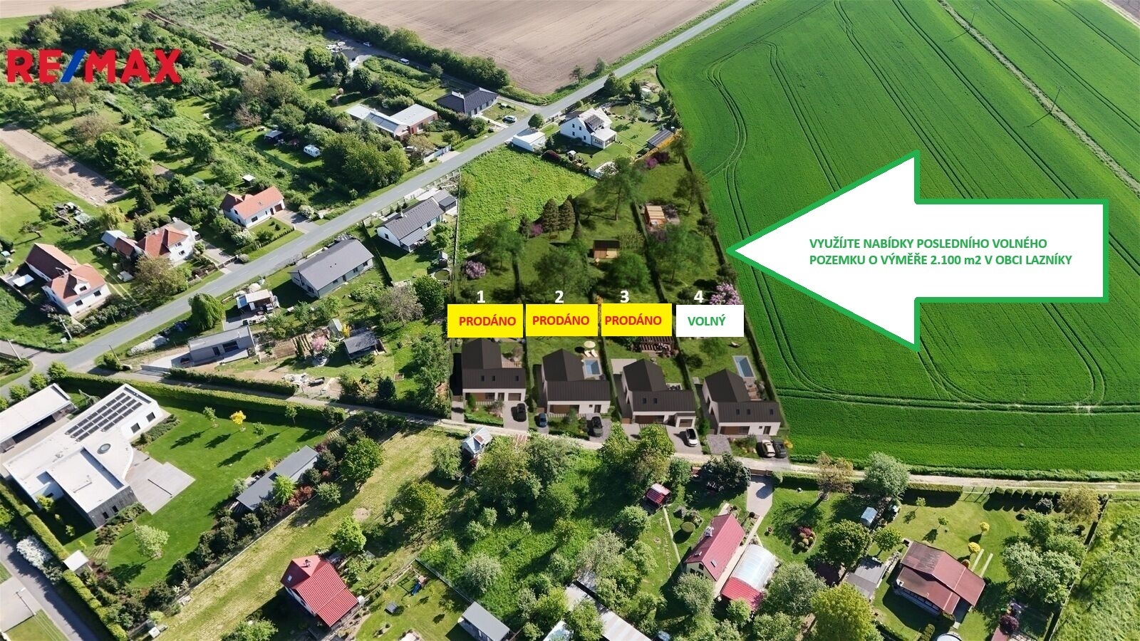 PRODEJCE NABÍZENÝCH POZEMKŮ: KAREL PAZDERA, T: +420 731 648 458, E: karel.pazdera@re-max.cz 