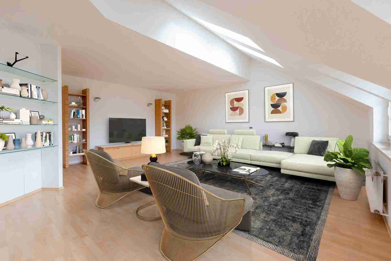 Byt 220 m2 Veleslavín - living room
