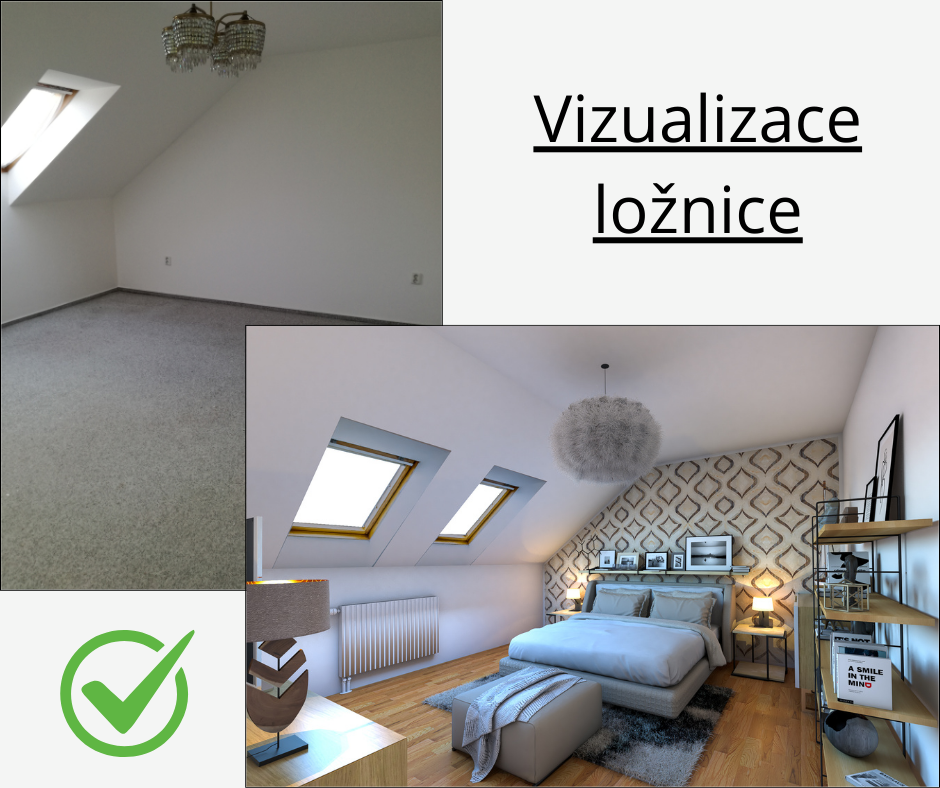 Vizualizace 2. ložnice