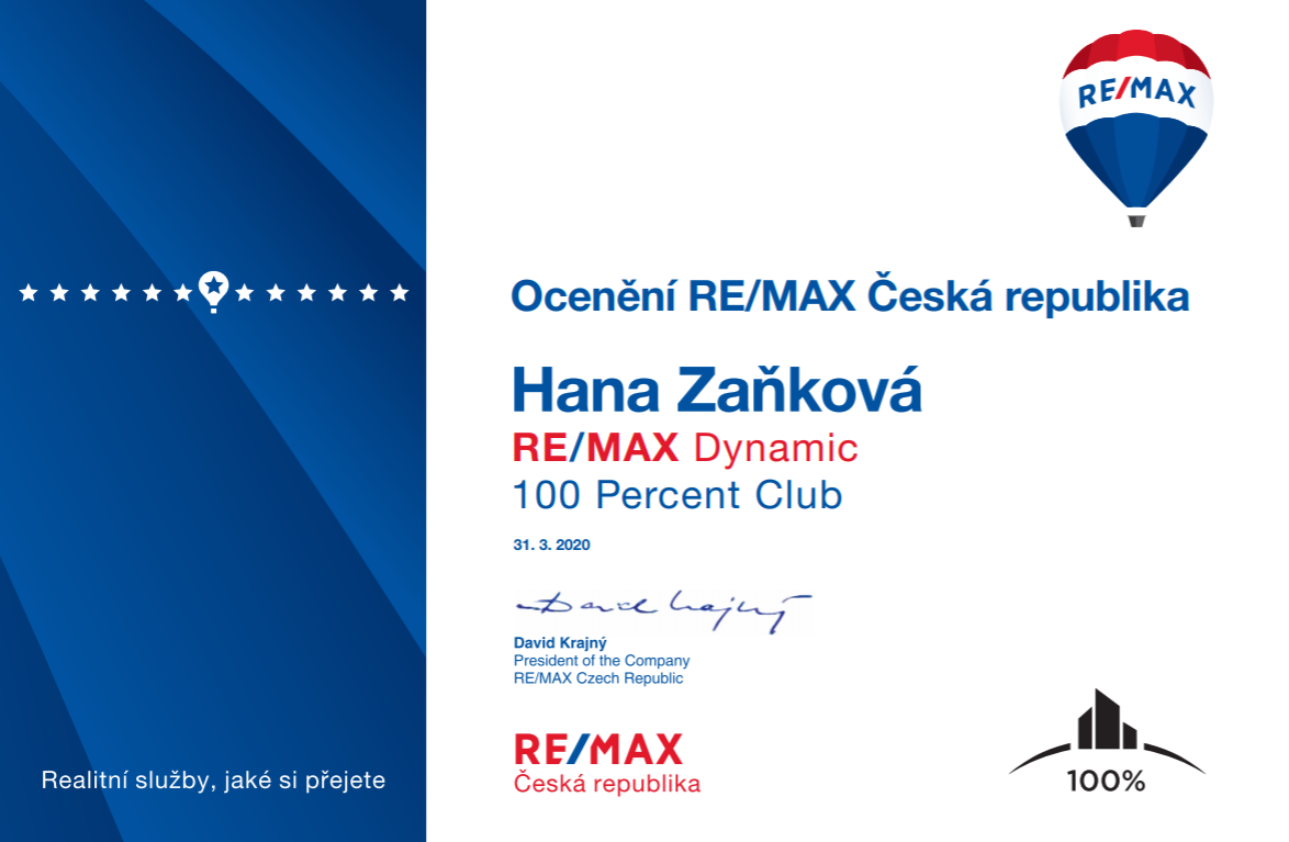 Ocenění 100 % Club