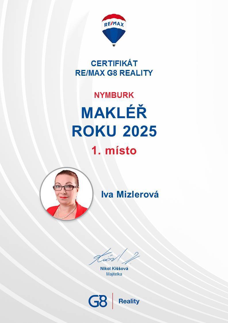 1. MÍSTO MAKLÉŘ ROKU 2025
