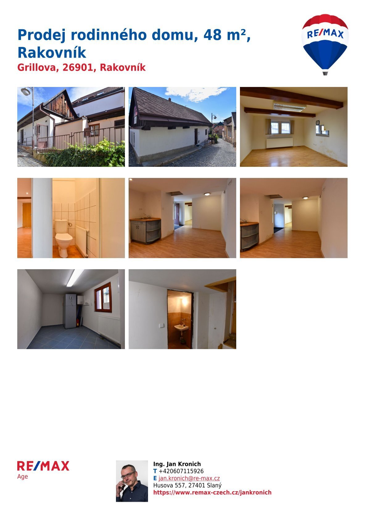 krásný domeček v centru Rakovníka