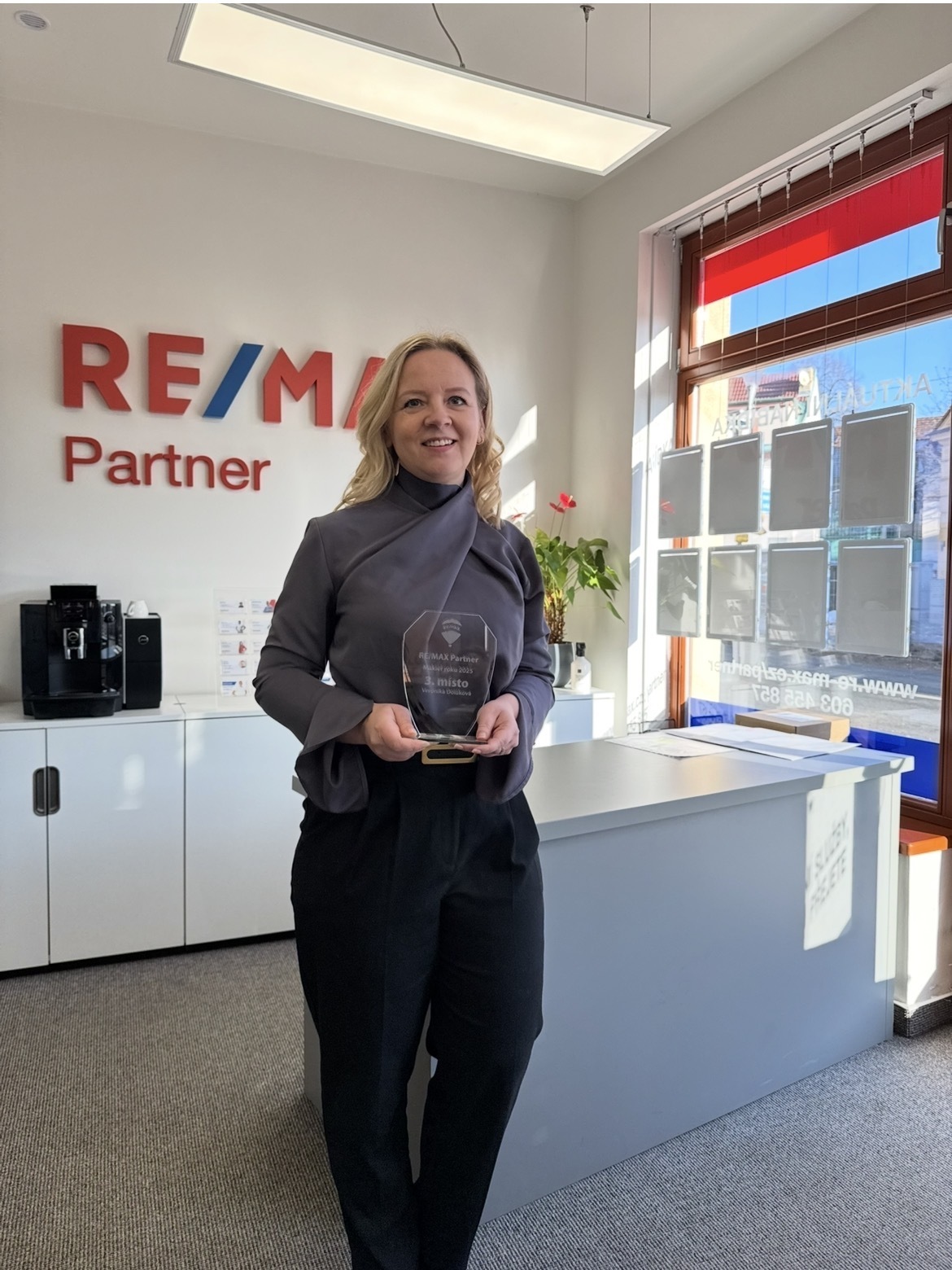 3. nejúspěšnější makléř REMAX Partner za rok 2025