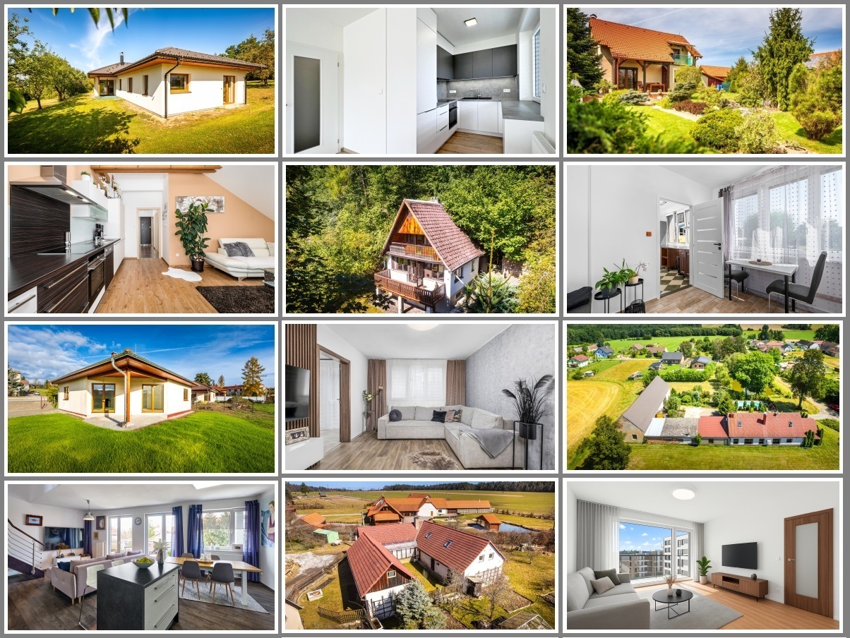 výběr z prodaných a pronajatých nemovitostí v r. 2025