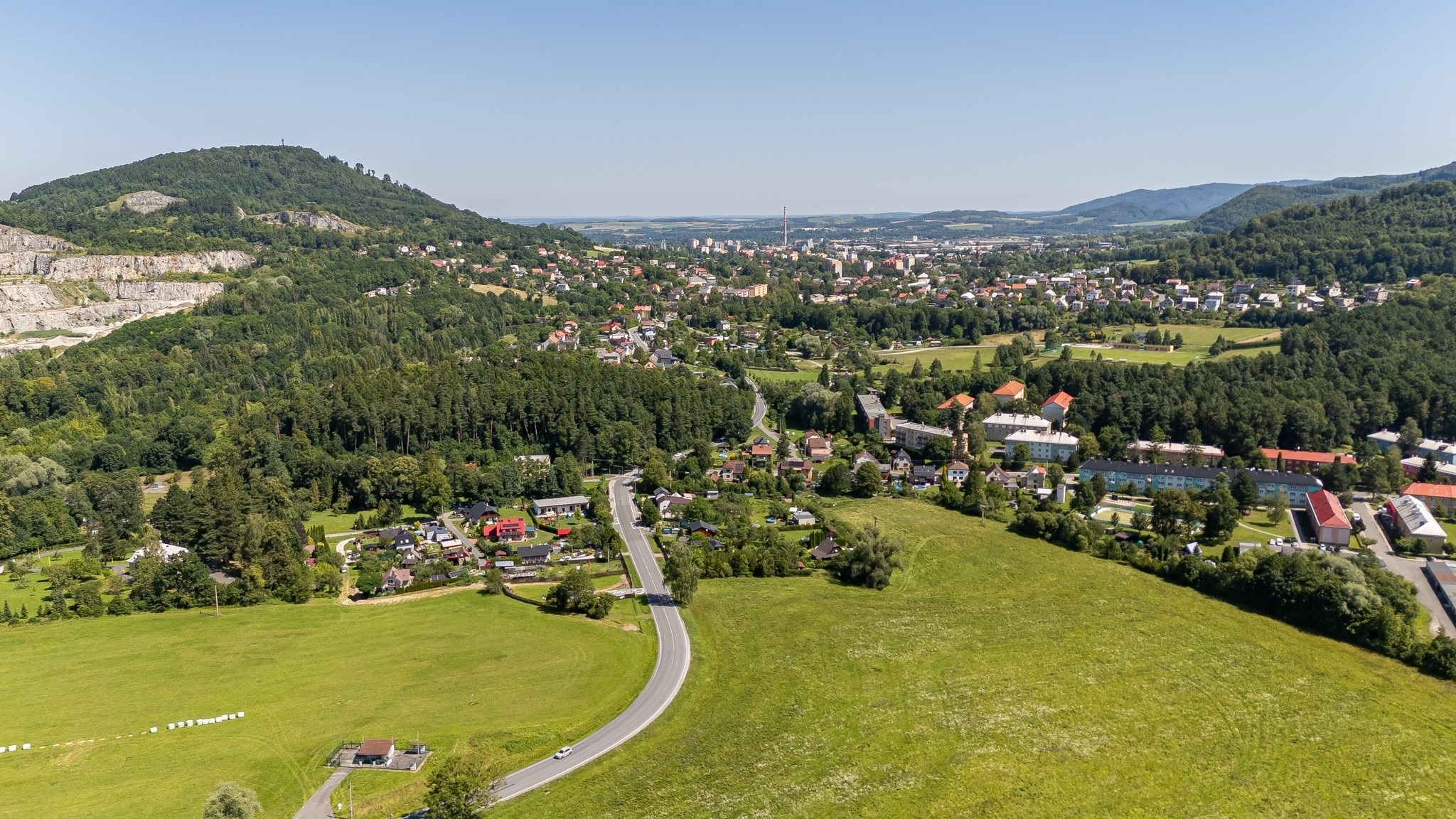 Záběry dronem