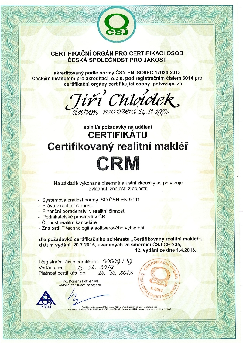 Certifikace ISO 17024
