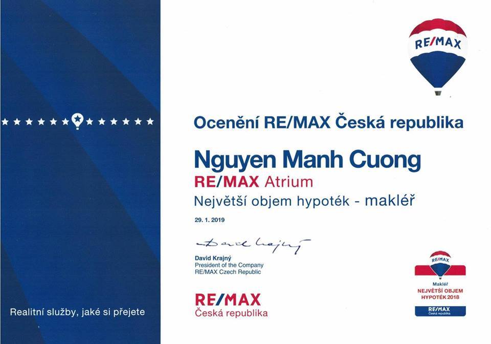 Ocenění RE/MAX Česká republika