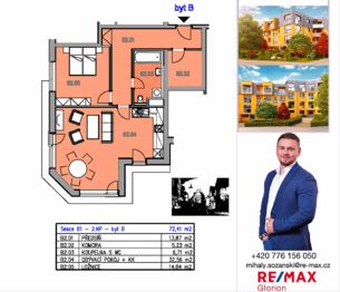 Prodej bytu 2+kk v osobním vlastnictví 73 m², Karlovy Vary