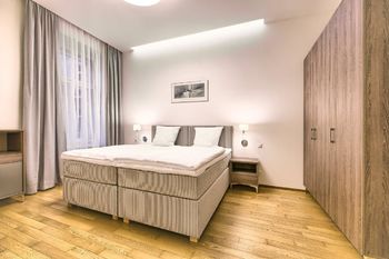 Ložnice - Pronájem bytu 2+kk v osobním vlastnictví 71 m², Praha 1 - Staré Město