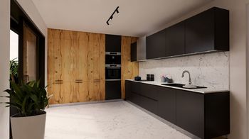 Kuchyňský kout - Prodej bytu 4+kk v osobním vlastnictví 118 m², Brno