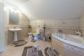 lázně s toaletou | hlavní rodinný dům - Prodej domu 388 m², Řepín