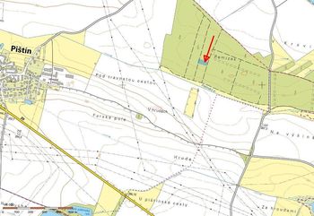 Prodej pozemku 1919 m², Pištín