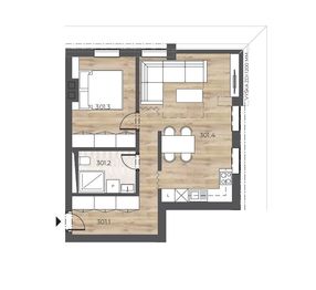 Prodej bytu 2+kk v osobním vlastnictví 54 m², Pec pod Sněžkou