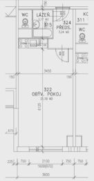 Prodej bytu garsoniéra v družstevním vlastnictví 30 m², Hradec Králové