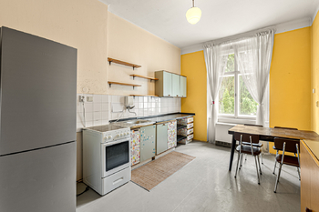 Kuchyně - Prodej bytu 2+1 v osobním vlastnictví 96 m², Praha 7 - Holešovice