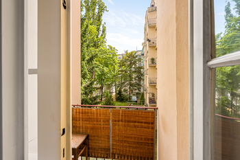 Balkon - Prodej bytu 2+1 v osobním vlastnictví 96 m², Praha 7 - Holešovice