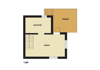 2NP - Prodej chaty / chalupy 35 m², Tábor