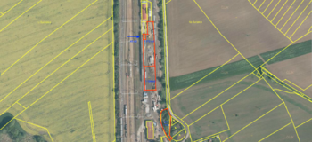 Katastrální mapa - Prodej pozemku 3788 m², Kozlov