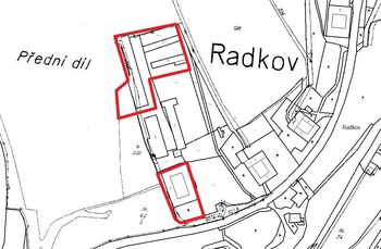 Prodej zemědělského objektu 5099 m², Radkov