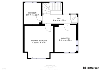 půdorys 2.NP - Prodej domu 138 m², Úvaly