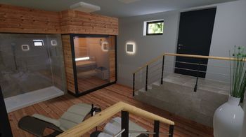 sauna - Prodej domu 207 m², Řevnice