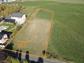 Prodej pozemku 2058 m², Pyšely