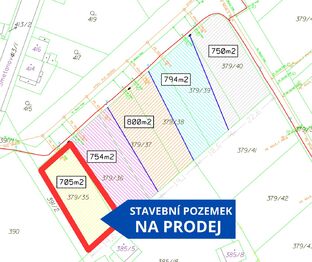 Prodej pozemku 1269 m², Dubí