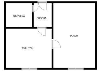 Pronájem bytu 1+1 v osobním vlastnictví 37 m², Děčín