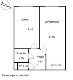 Prodej bytu 2+kk v osobním vlastnictví 40 m², Kladno
