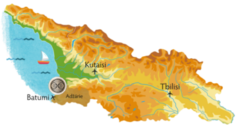 Prodej bytu 1+kk v osobním vlastnictví 31 m², ქობულეთი