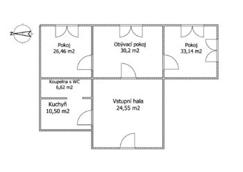 Pronájem bytu 4+1 v osobním vlastnictví 131 m², Moravská Třebová