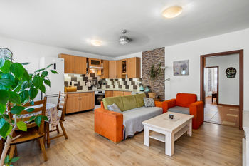 Obývací pokoj - Prodej bytu 3+kk v osobním vlastnictví 68 m², Kralupy nad Vltavou
