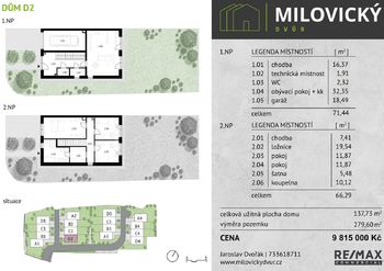 Prodej domu 138 m², Milovice