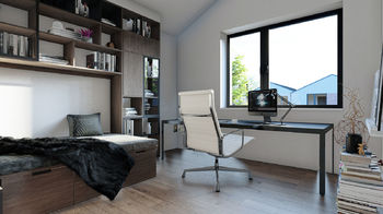Pokoj v patře - Prodej domu 137 m², Milovice