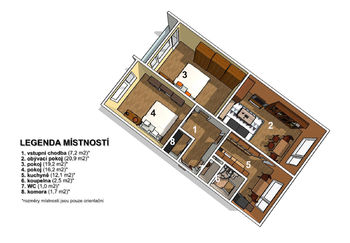 Prodej bytu 3+1 v osobním vlastnictví 80 m², Desná