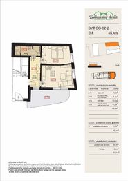 Prodej bytu 2+kk v osobním vlastnictví 45 m², Dolany