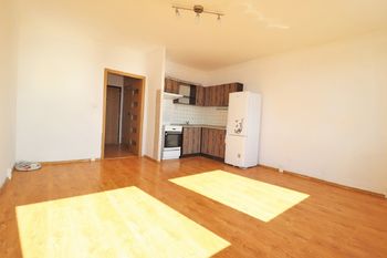 Obývací pokoj - Prodej bytu 2+kk v osobním vlastnictví 47 m², Praha 3 - Žižkov 