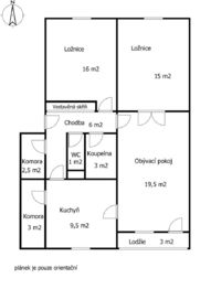 Prodej bytu 3+1 v osobním vlastnictví 94 m², Ledce