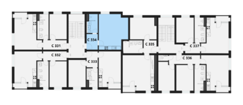 umístění bytu v podlaží - Prodej bytu 1+kk v osobním vlastnictví 40 m², Svoboda nad Úpou