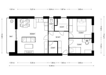 Prodej bytu 3+kk v osobním vlastnictví 81 m², Šlapanice