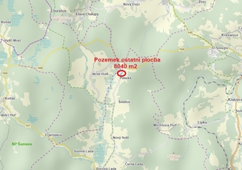 Prodej pozemku 8040 m², Borová Lada