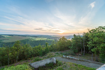 Výhledy z terasy - Prodej pozemku 2356 m², Březová-Oleško