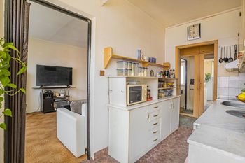 Kuchyně. - Prodej bytu 2+1 v družstevním vlastnictví 59 m², Nová Včelnice