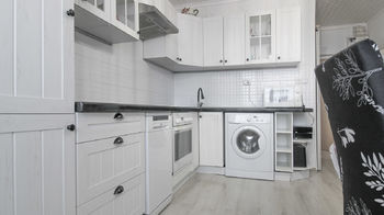 krásná kuchyňská linka - Prodej bytu 1+1 v družstevním vlastnictví 34 m², Jirkov