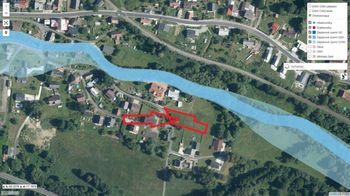 snímek Povodňového portálu - Prodej pozemku 1375 m², Lipová-lázně