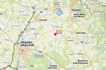 Mapa - Prodej pozemku 4852 m², České Meziříčí